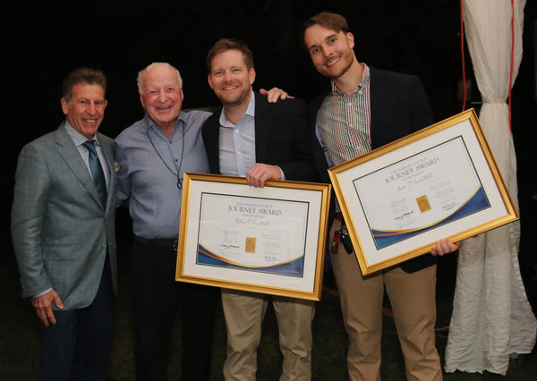 Morning Rounds Founders Honored with The Journey Award from the Hawkins Society