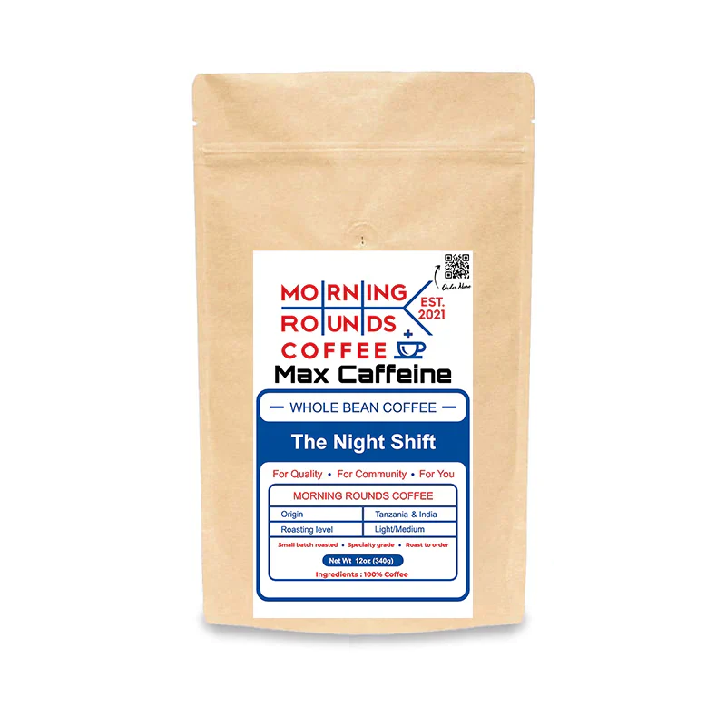 The Night Shift - Medium/Light Roast - Max Caffeine