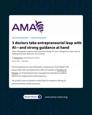 From Morning Rounds Coffee to TurnKey AI Practice: Our Founders’ Entrepreneurial Journey