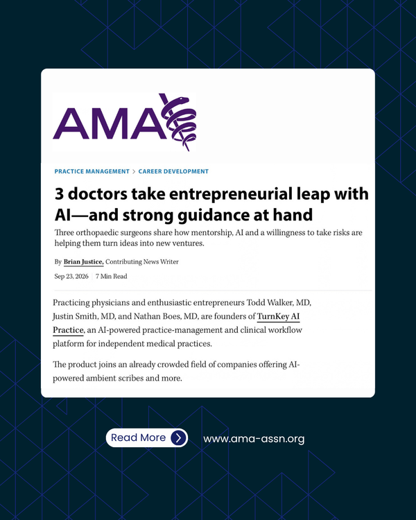 From Morning Rounds Coffee to TurnKey AI Practice: Our Founders’ Entrepreneurial Journey