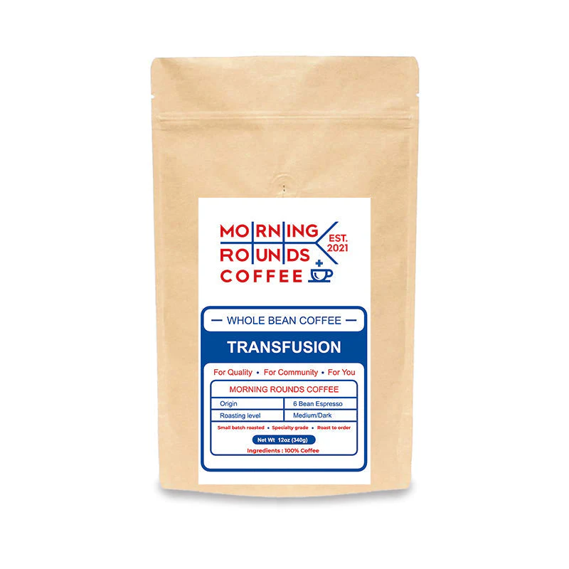 Transfusion - Dark Roast - 6 Bean Espresso Blend