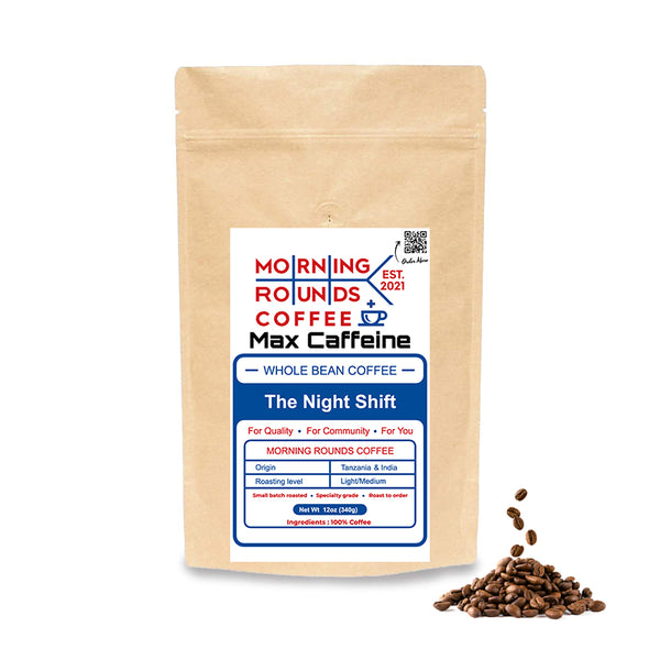 The Night Shift - Medium/Light roast - Max Caffeine