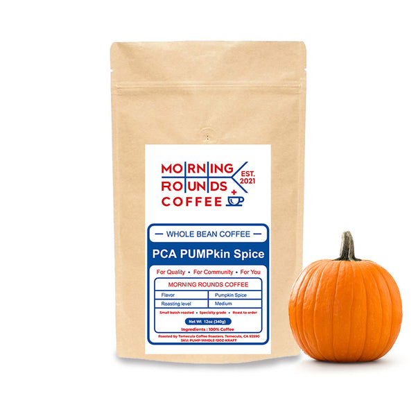 PCA PUMPkin Spice - Medium Roast Coffee - Specially infused with Pumpkin Spice