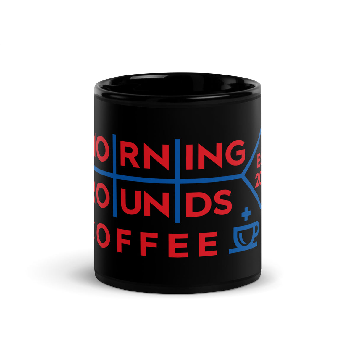 Morning Rounds Coffee Travel Mug with Lid