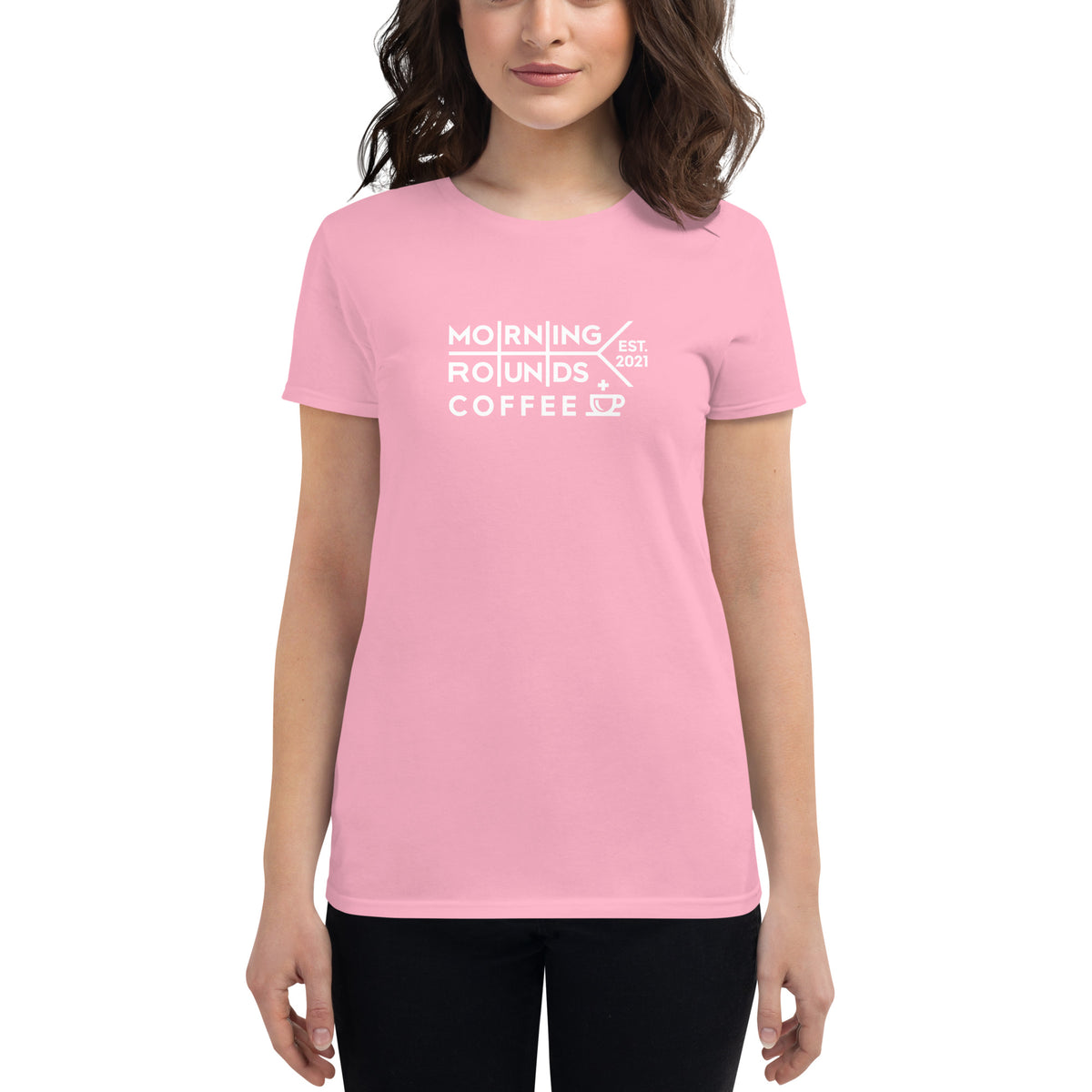 Women's Morning Rounds Coffee Color T-shirt