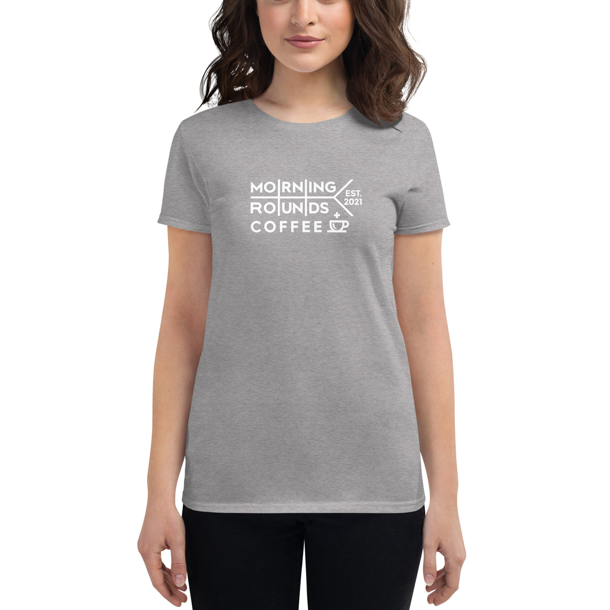 Women's Morning Rounds Coffee Color T-shirt