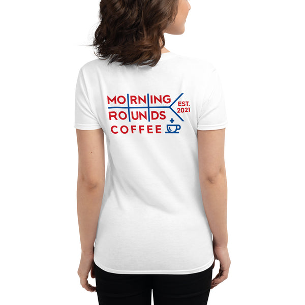 Women's Morning Rounds Coffee short sleeve t-shirt